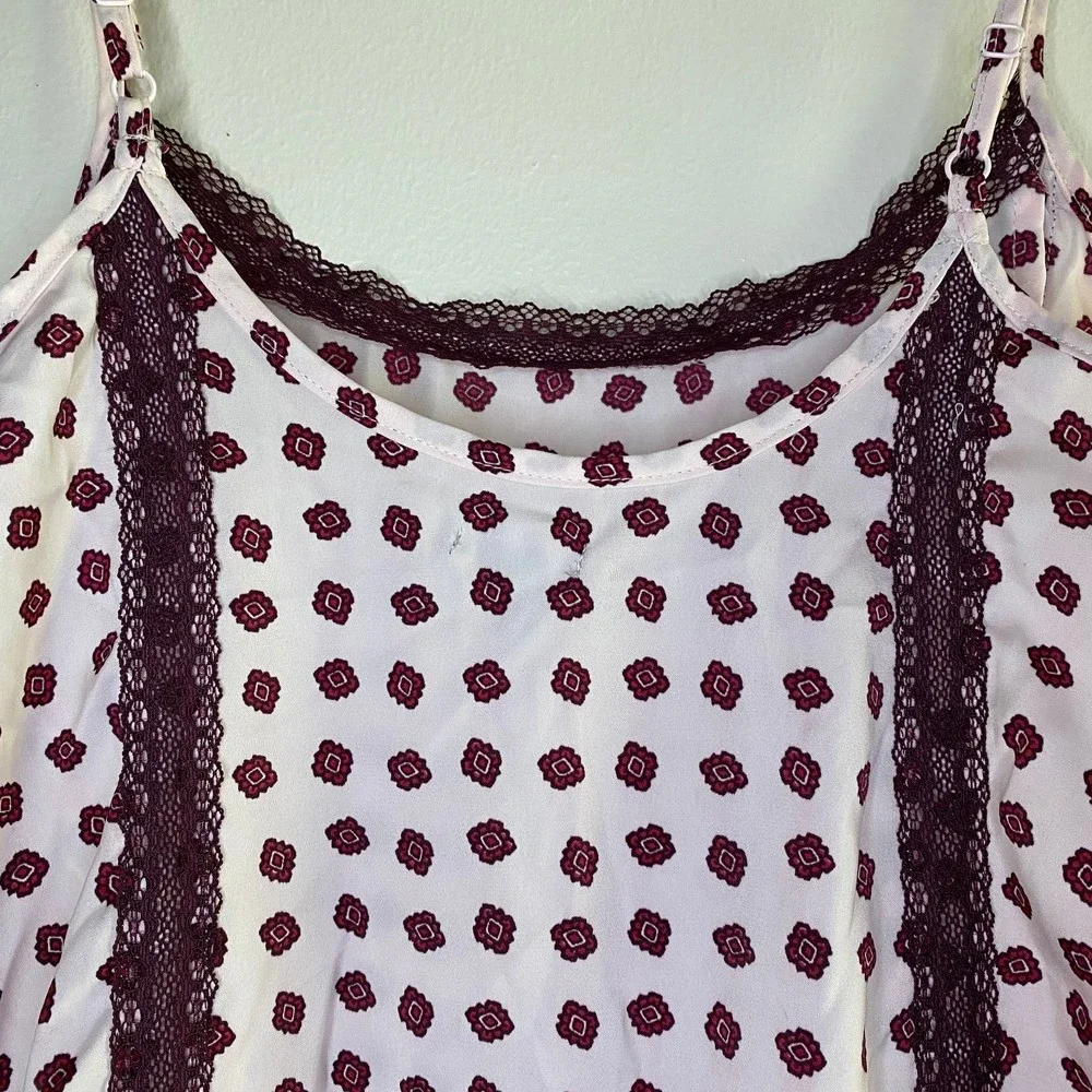 AERIE woman's size small S slip on pink lace sleep night romance slip dress